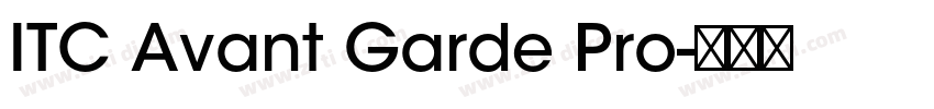 ITC Avant Garde Pro字体转换